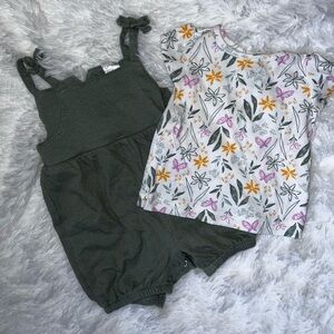 Romper Overall Set